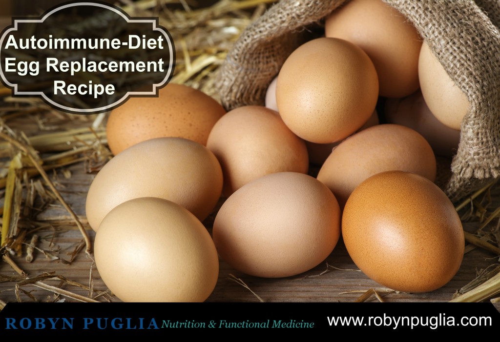 Fantastic Egg Replacement Recipe for Autoimmune Diet.