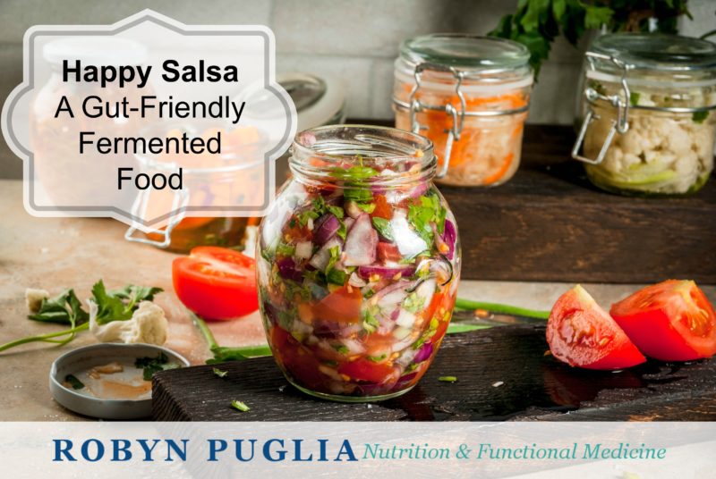 Happy Salsa. A gut-friendly fermented food