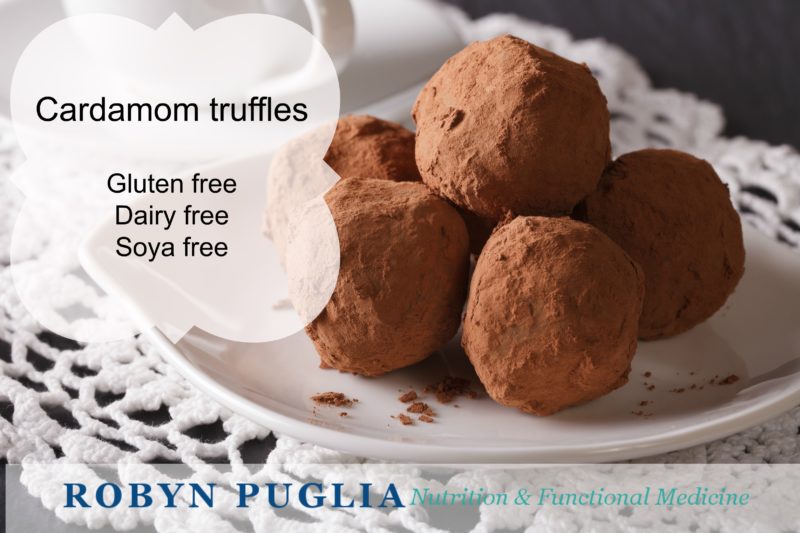 cardamom truffles