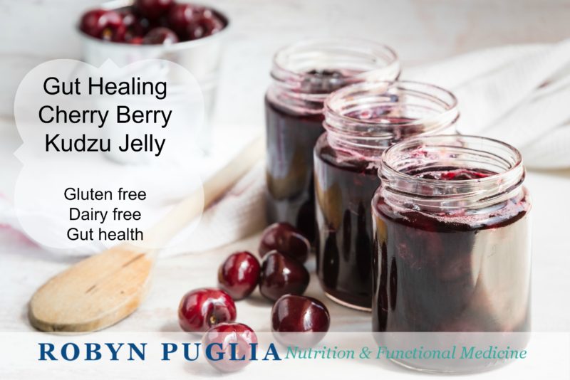 Gut Healing Cherry Berry Kudzu Jelly.