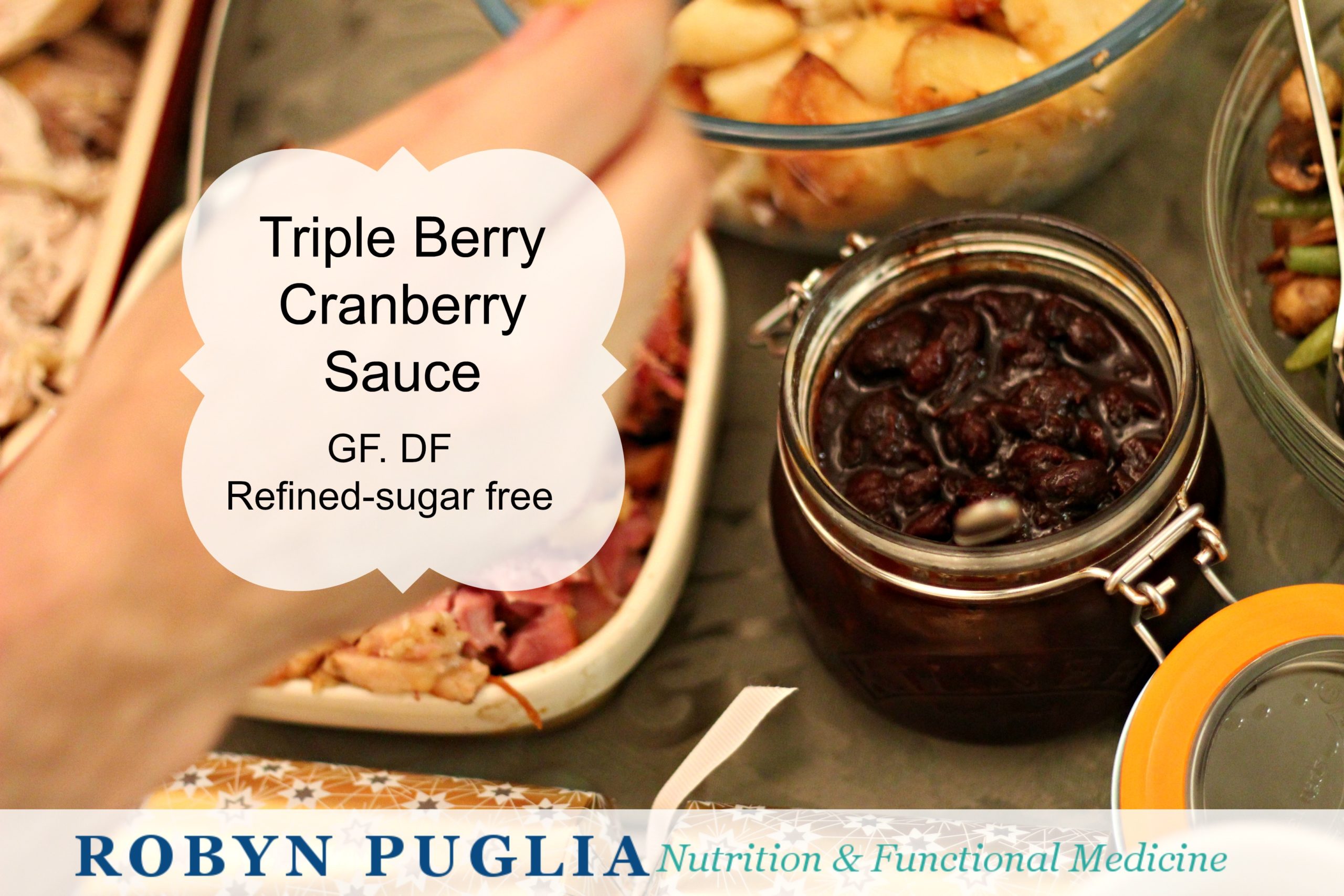 Triple Berry Healthy Cranberry Sauce