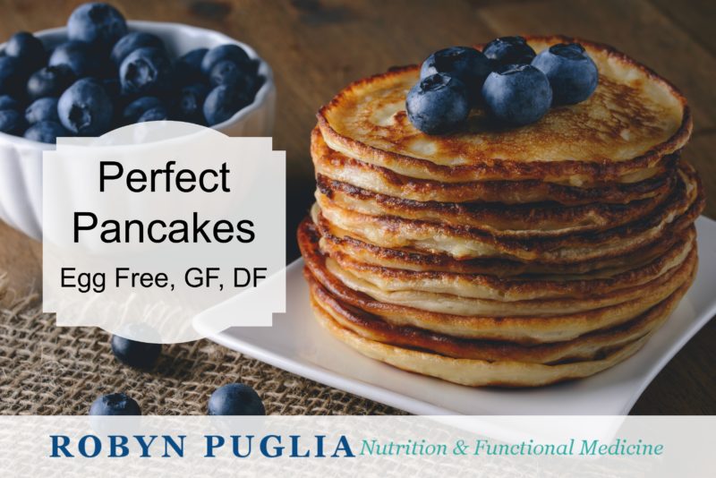 Perfect Pancakes. GF DF Egg Free.